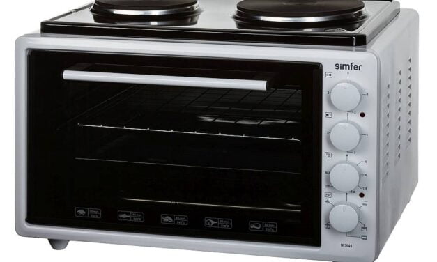 Мини печь Simfer M 3640 — без конвекции, но с конфорками