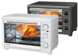 Минипечи rolsen kw 2626 в белом и черном цвете