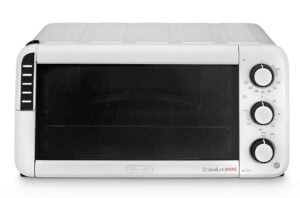 Мини-печь DeLonghi EO 12012 W вид спереди