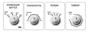 регуляторы режимов минипечи Rolsen KW3026